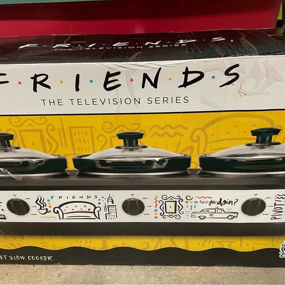 Friends Themed Triple Slow Cooker